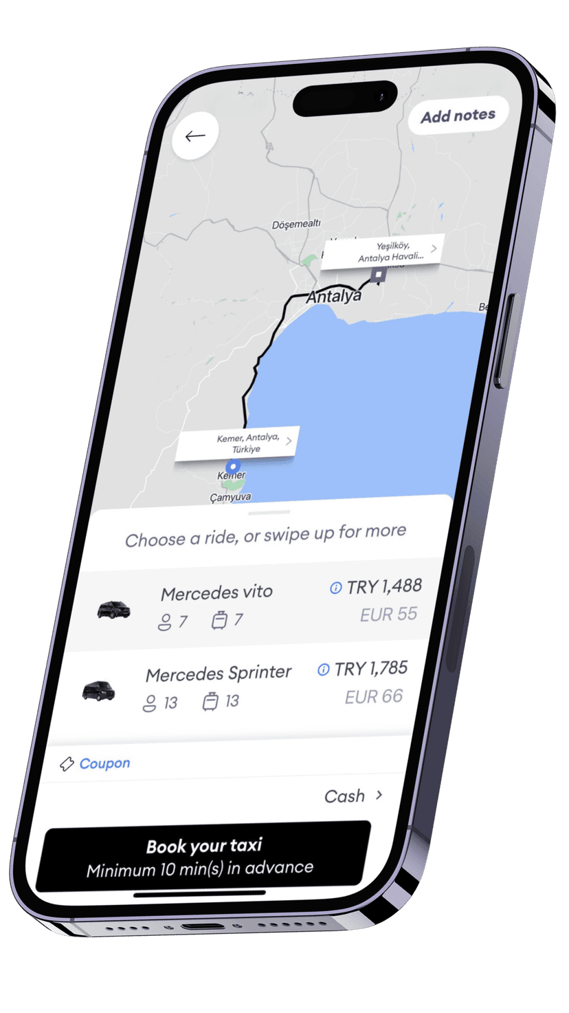 CipTaxi Mobile App UI by CipTaxi